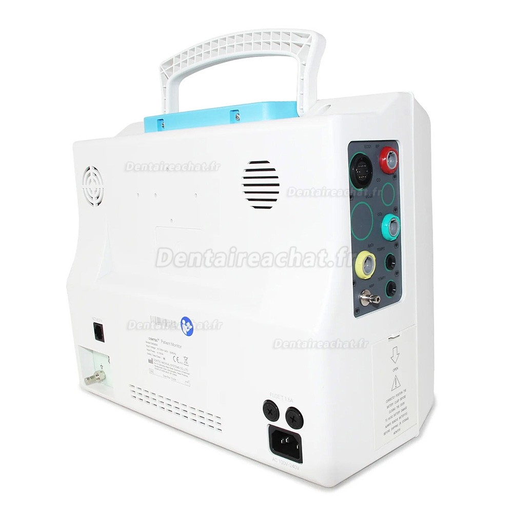 CONTEC® CMS9000 Moniteur multiparamétrique (ECG, NIBP, SPO2, Respiration, Température, fréquence de pouls)